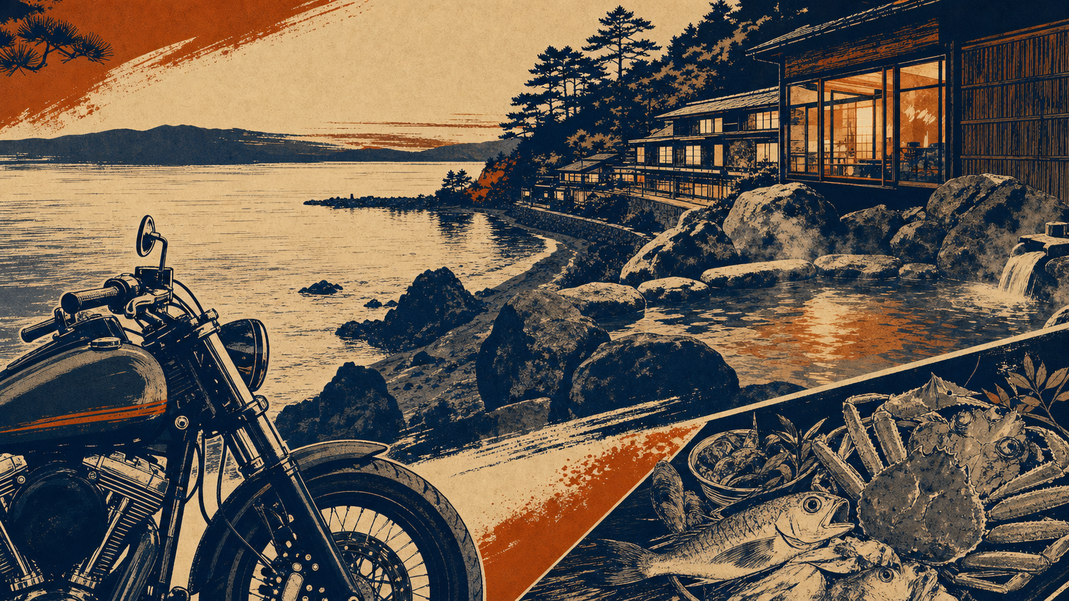 氷見温泉郷(阿尾の浦温泉 泊)